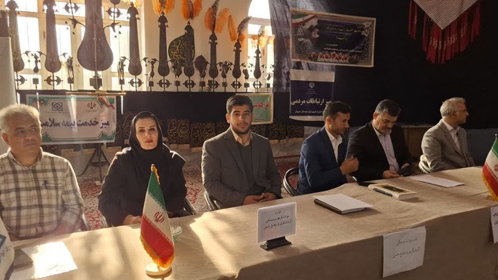 برپایی میز خدمت اداره میراث‌فرهنگی در شهرستان شیروان