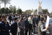 حضور پرشور پرسنل اداره کل میراث فرهنگی، گردشگری و صنایع دستی سیستان و بلوچستان در راهپیمایی ۱۳ آبان