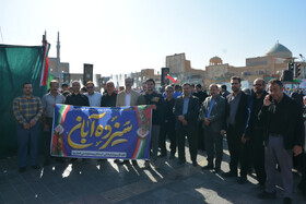 حماسه حضور در دل تاریخ؛ مردم دارالعباده در یوم‌الله ۱۳ آبان