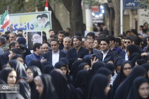 راهپیمایی13 آبان در تبریز