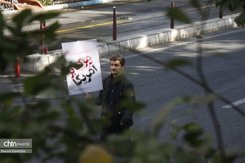 حاشیه های راهپیمایی13 آبان در تبریز