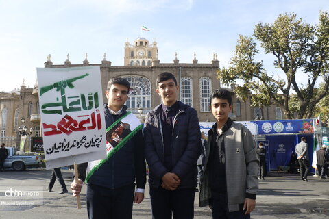 حاشیه های راهپیمایی13 آبان در تبریز