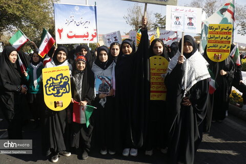 حاشیه های راهپیمایی13 آبان در تبریز