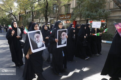 حاشیه های راهپیمایی13 آبان در تبریز