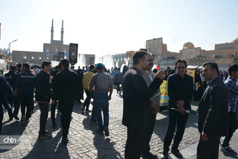 حماسه حضور در دل تاریخ؛ مردم دارالعباده در یوم‌الله ۱۳ آبان
