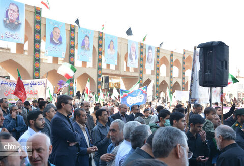 حماسه حضور در دل تاریخ؛ مردم دارالعباده در یوم‌الله ۱۳ آبان