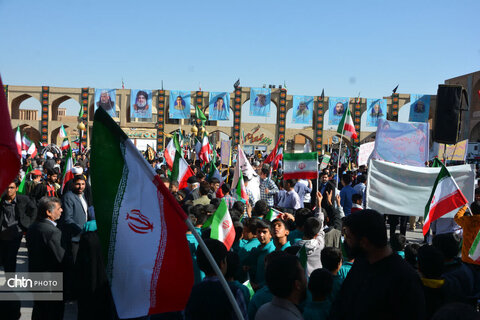 حماسه حضور در دل تاریخ؛ مردم دارالعباده در یوم‌الله ۱۳ آبان