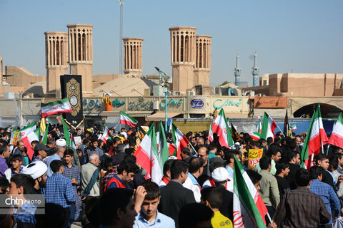 حماسه حضور در دل تاریخ؛ مردم دارالعباده در یوم‌الله ۱۳ آبان