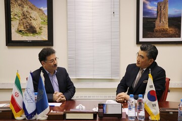 دیدار رئیس پژوهشگاه میراث‌فرهنگی و گردشگری با سفیر کره جنوبی در ایران