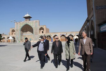 بازدید قائم‌مقام وزیر و معاون میراث‌فرهنگی کشور از مساجد تاریخی قزوین