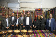 بازدید نماینده مردم شهربابک و فرمانداران رفسنجان، عنبرآباد و ارزوئیه از هفدهمین نمایشگاه ملی صنایع‌دستی کرمان