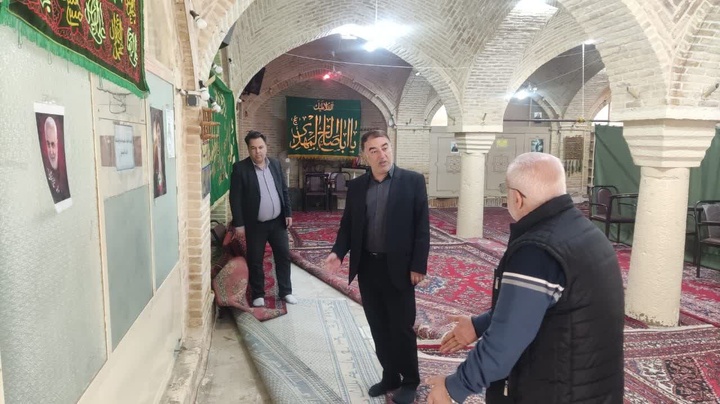 بازدید مدیرکل میراث‌فرهنگی استان همدان از مسجد تاریخی حاج ‌سرتیپ