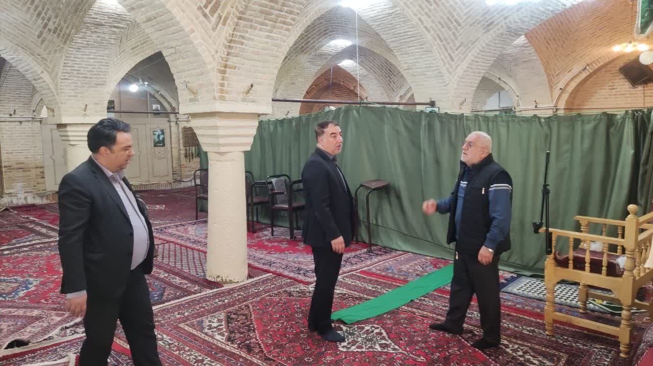 بازدید مدیرکل میراثفرهنگی استان همدان از مسجد تاریخی حاج سرتیپ