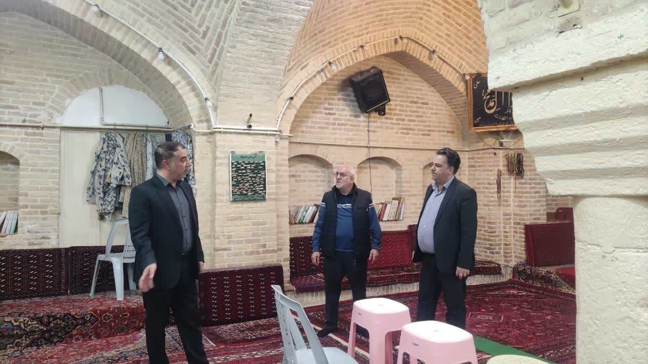 بازدید مدیرکل میراثفرهنگی استان همدان از مسجد تاریخی حاج سرتیپ
