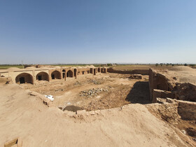 اجرای عملیات مرمت مجموعه تاریخی کاروانسرای البرز در قم