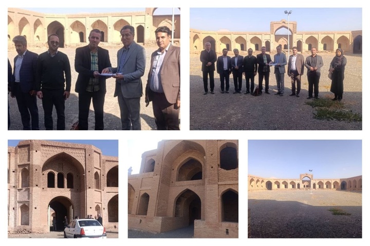 کاروانسرای مهر سبزوار برای مرمت به سرمایه‌گذار تحویل داده شد