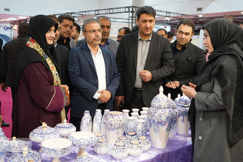افتتاح نمایشگاه تخصصی سفال و سرامیک در همدان
