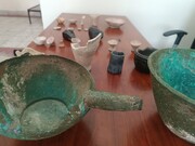 کشف و ضبط اشیای تاریخی در گلباف کرمان