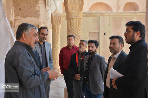 بازدید معاون استاندار از پروژه های مهم میراث فرهنگی یزد