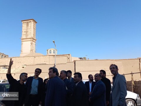 بازدید معاون استاندار از پروژه های مهم میراث فرهنگی یزد