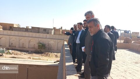 بازدید معاون استاندار از پروژه های مهم میراث فرهنگی یزد