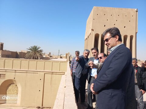 بازدید معاون استاندار از پروژه های مهم میراث فرهنگی یزد