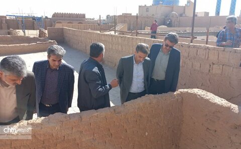 بازدید معاون استاندار از پروژه های مهم میراث فرهنگی یزد