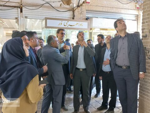 بازدید معاون استاندار از پروژه های مهم میراث فرهنگی یزد