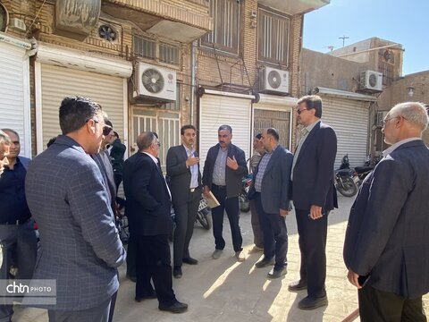 بازدید معاون استاندار از پروژه های مهم میراث فرهنگی یزد