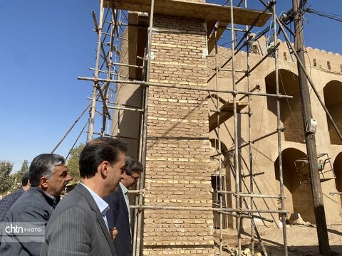 بازدید معاون استاندار از پروژه های مهم میراث فرهنگی یزد