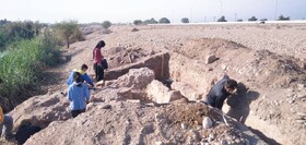 آغاز عملیات گمانه‌زنی در محوطه باستانی گندی‌شاپور دزفول