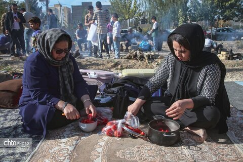 جشنواره املت سیب‌زمینی و چای آتیشی در بجنورد