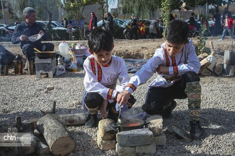 جشنواره املت سیب‌زمینی و چای آتیشی در بجنورد