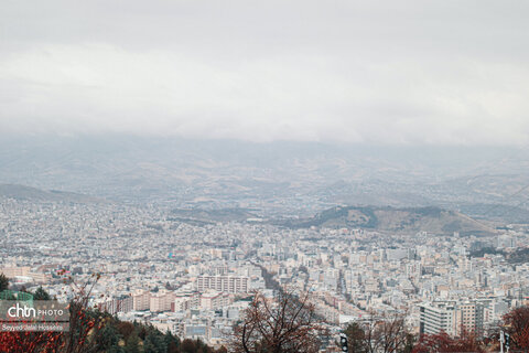 سنندج در اولین باران پاییزی