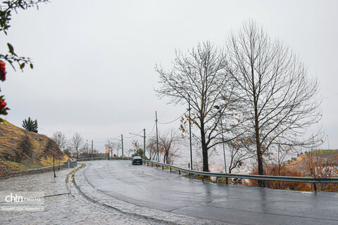 سنندج در اولین باران پاییزی