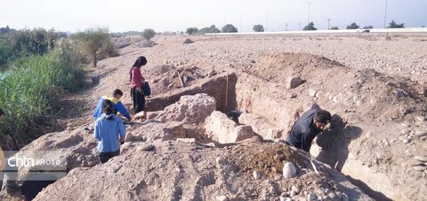 آغاز عملیات گمانه‌زنی در محوطه باستانی گندی‌شاپور دزفول