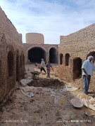 آغاز مرمت قلعه تاریخی شهر آباد بافق