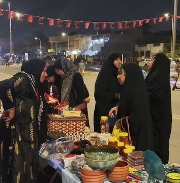 درخشش هنرمندان ایلامی در هفتمین نمایشگاه صنایع‌دستی کوت واسط عراق