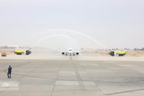 آئین افتتاح نخستین ایرلاین استان اصفهان