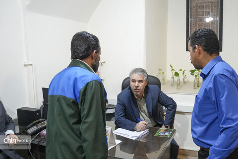 حضور معاون توسعه مدیریت وزارت میراث‌فرهنگی در جمع کارکنان کرمان
