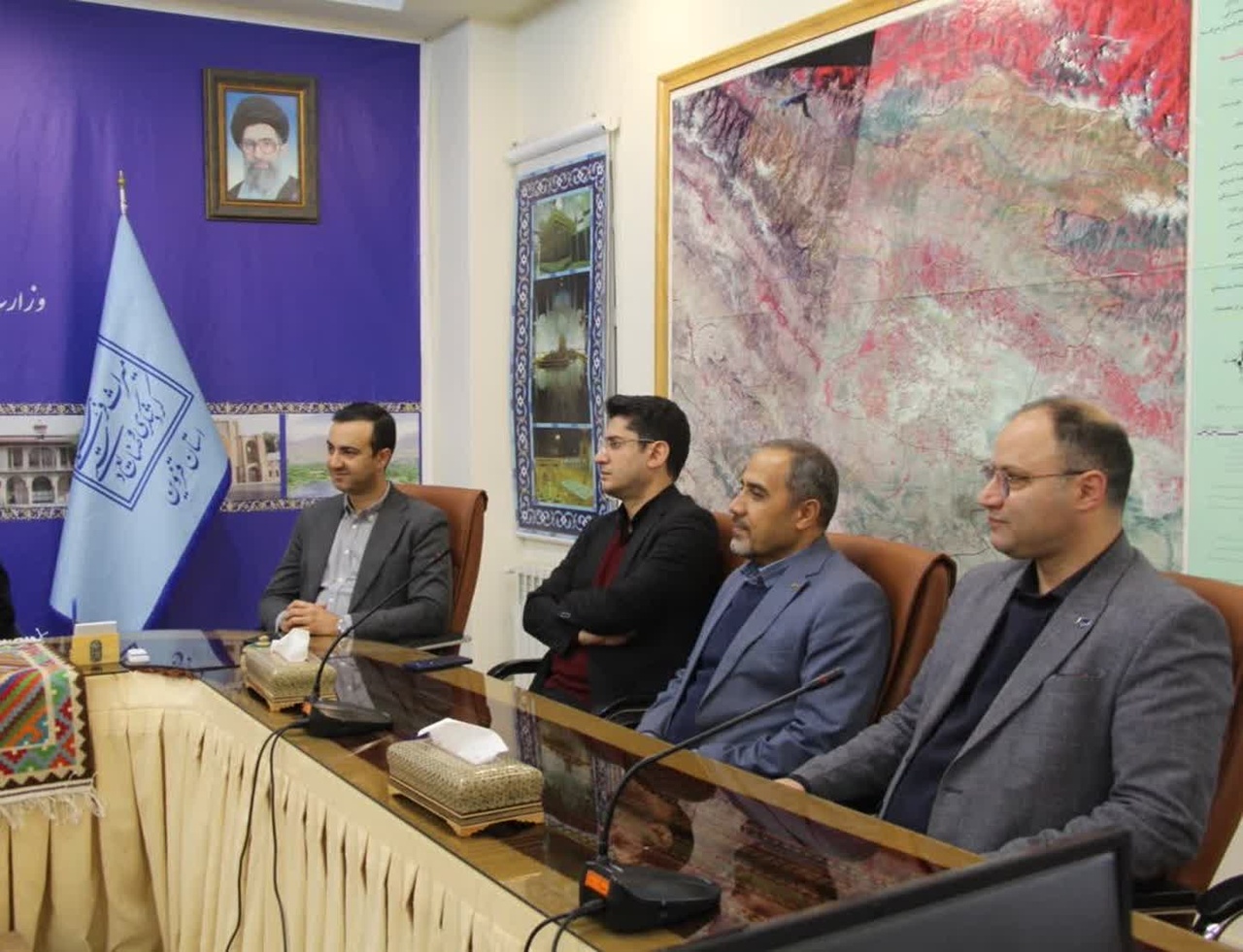 نشست سرپرست میراثفرهنگی قزوین با رئیس نظام مهندسی/ گسترش همکاریهای تخصصی در دستور کار طرفین