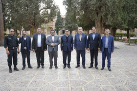 بازدید معاون توسعه مدیریت و منابع وزارت میراث‌فرهنگی از اماکن تاریخی و پروژه‌های گردشگری ماهان