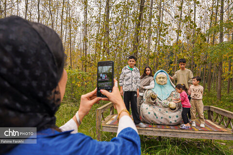 طبیعت پائیزی جنگل دالخانی و نمک آبرود