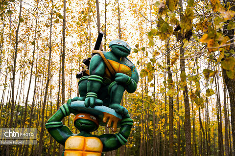 طبیعت پائیزی جنگل دالخانی و نمک آبرود