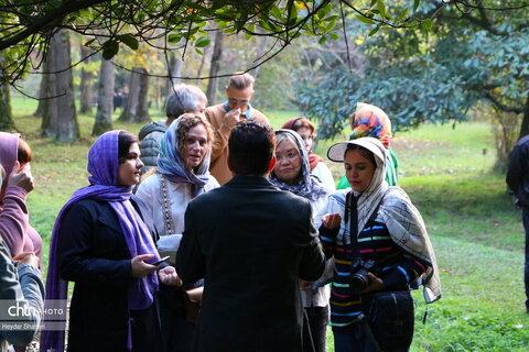 بازدید فعالان گردشگری روسیه از باغ گیاه‌شناسی نوشهر