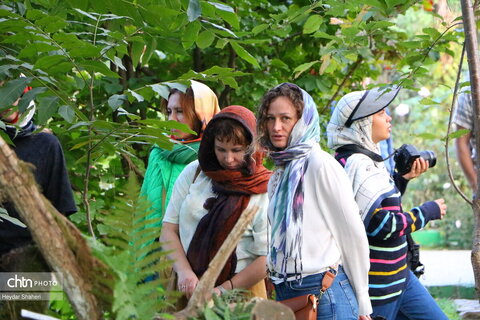 بازدید فعالان گردشگری روسیه از باغ گیاه‌شناسی نوشهر