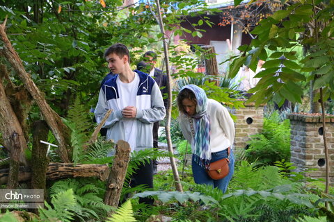 بازدید فعالان گردشگری روسیه از باغ گیاه‌شناسی نوشهر