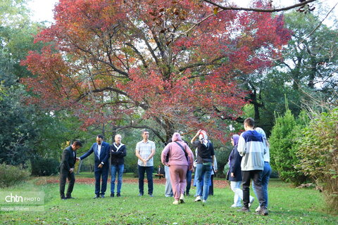بازدید فعالان گردشگری روسیه از باغ گیاه‌شناسی نوشهر