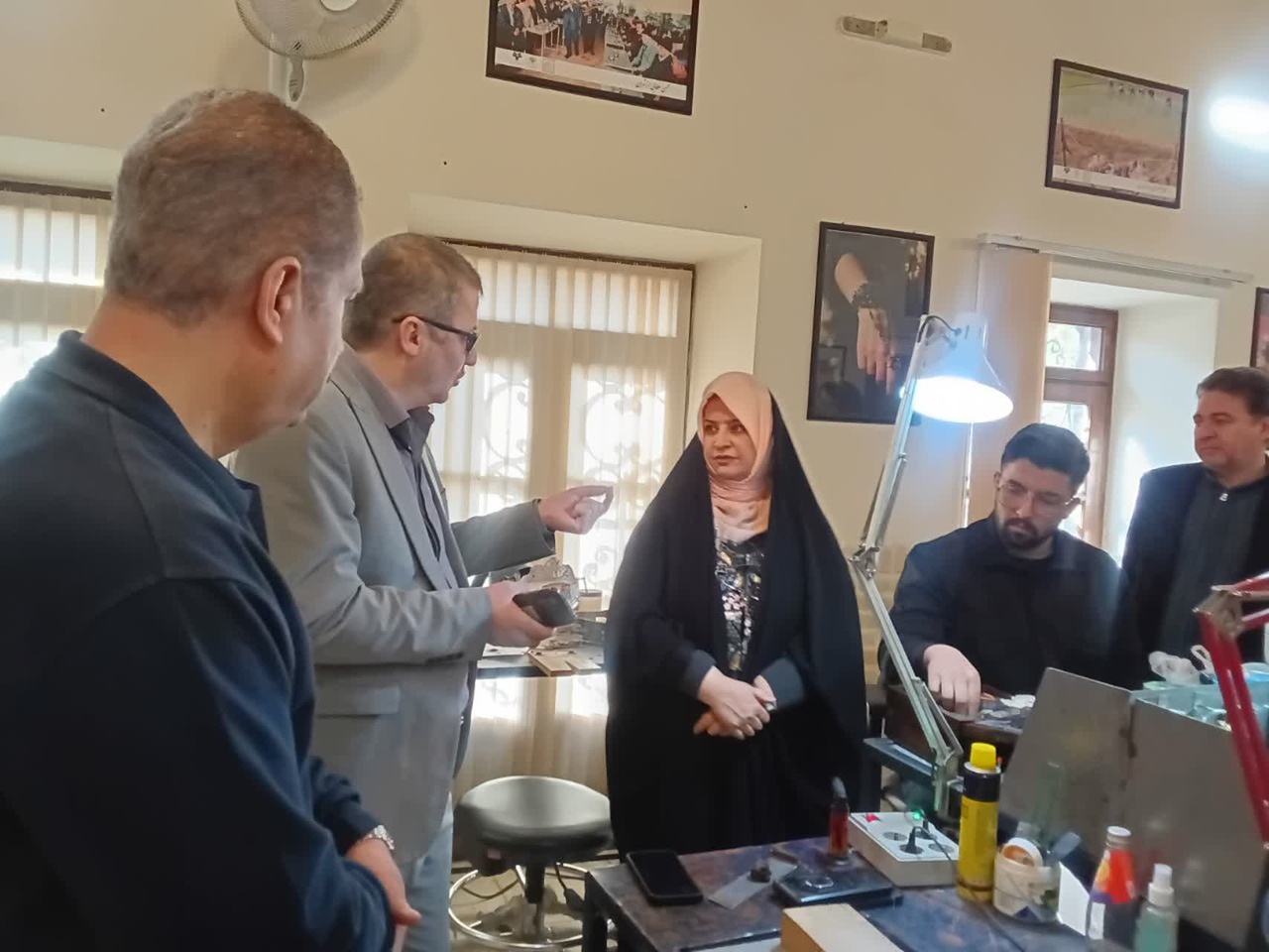 بازدید مدیرکل آموزش و ترویج صنایع‌دستی وزارت میراث‌فرهنگی از کارگاه‌ها و موزه‌های زنجان