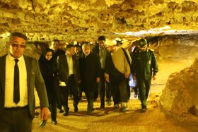 بازدید وزیر میراث‌فرهنگی، گردشگری و صنایع‌دستی از غار کتله خور